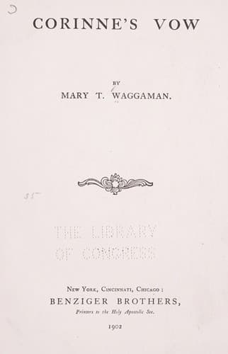 Tapa de Corinne's vow