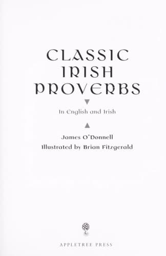 Tapa de Classic Irish proverbs