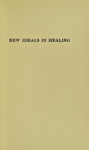 Tapa de New ideals in healing