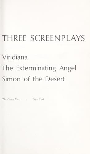 Tapa de Three screenplays