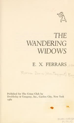 Tapa de The Wandering Widows