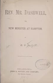 Tapa de Rev. Mr. Dashwell