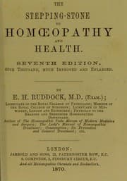 Tapa de The stepping-stone to hom¿opathy and health
