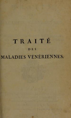 Tapa de Trait©♭ des maladies v©♭n©♭riennes