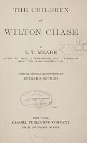 Tapa de The children of Wilton Chase