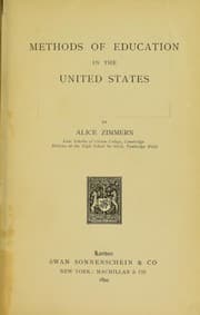 Tapa de Methods of education in the United States