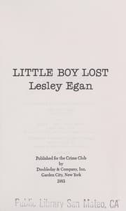 Tapa de Little boy lost