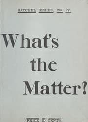 Tapa de What's the matter?