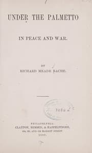 Tapa de Under the palmetto in peace and war