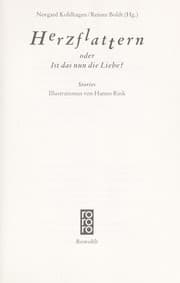 Tapa de Herzflattern oder ist das nun die Liebe?