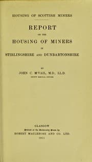 Tapa de Housing of Scottish miners
