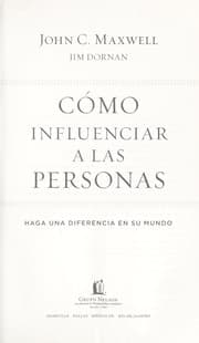 Tapa de Co mo influenciar a las personas