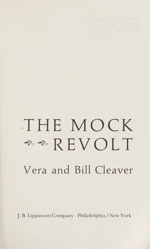 Tapa de The mock revolt