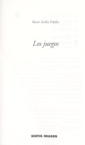Tapa de Los juegos