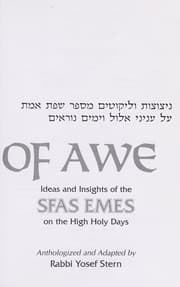 Tapa de Days of Awe