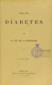 Tapa de Über den Diabetes