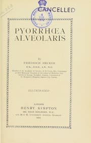 Tapa de Pyorrh¿a alveolaris