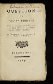 Tapa de Question de droit public