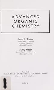 Tapa de Advanced organic chemistry