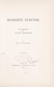 Tapa de Madeleine Eparvier