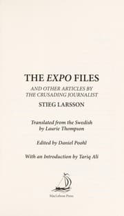 Tapa de The Expo files and other articles