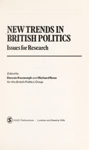 Tapa de New trends in British politics