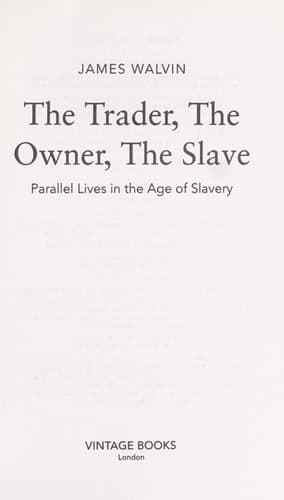 Tapa de The trader, the owner, the slave