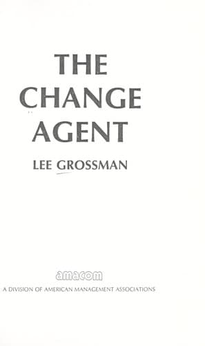 Tapa de The change agent