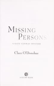 Tapa de Missing persons