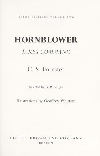 Tapa de Hornblower takes command