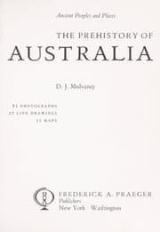 Tapa de The prehistory of Australia