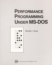 Tapa de Performance programming under MS-DOS