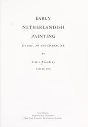 Tapa de Early Netherlandish painting, its origins and character
