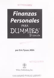 Tapa de Finanzas personales para dummies