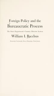 Tapa de Foreign policy and the bureaucratic process