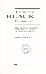 Tapa de The politics of Black empowerment