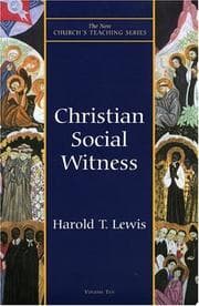 Tapa de Christian Social Witness (New Church's Teaching Series, 10)