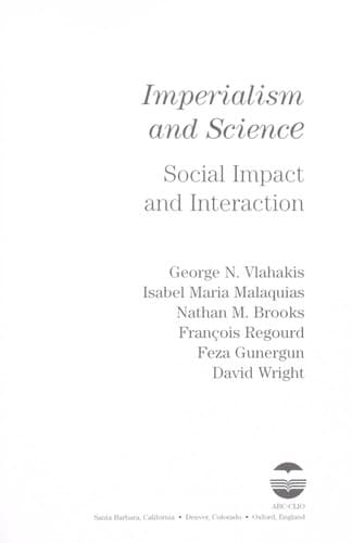 Tapa de Imperialism and science : social impact and interaction