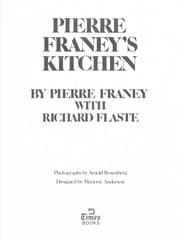 Tapa de Pierre Franey's kitchen