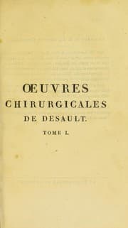 Tapa de Oeuvres chirurgicales, ou, Expos©♭ de la doctrine et de la pratique de P.J. Desault ...