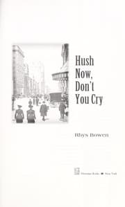 Tapa de Hush now, don't you cry