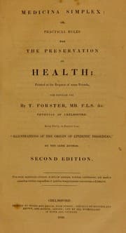 Tapa de Medicina simplex, or, Practical rules for the preservation of health