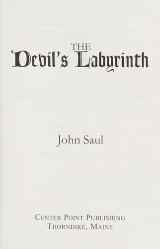 Tapa de The devil's labyrinth