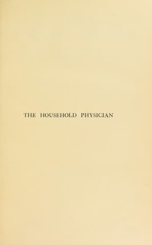 Tapa de The household physician