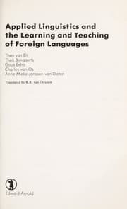 Tapa de Applied linguistics and the learning and teaching of foreign languages
