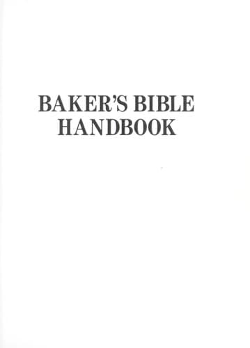 Tapa de Baker's Bible handbook