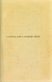 Tapa de A little girl's cookery book