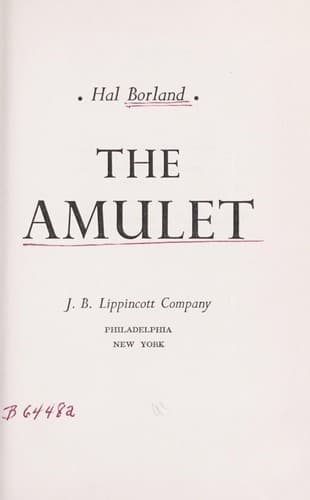 Tapa de The amulet