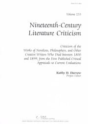 Tapa de Nineteenth-century literature criticism