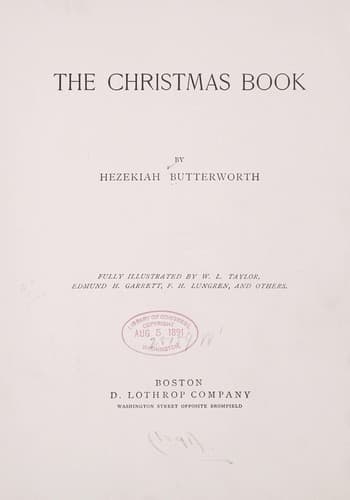 Tapa de The Christmas book